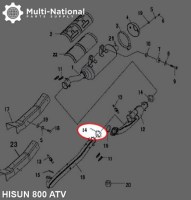 Muffler_Sealing_Boot_ _Hisun_400 800cc_ATV UTV_4